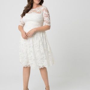 NWT Kiyonna Aurora Ivory wedding dress 1X